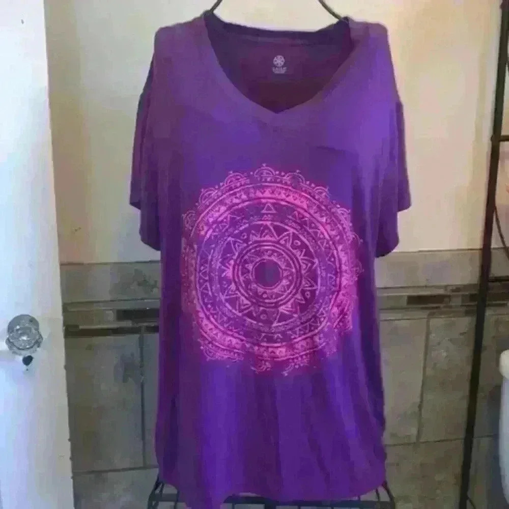 Gaiam purple Top size M